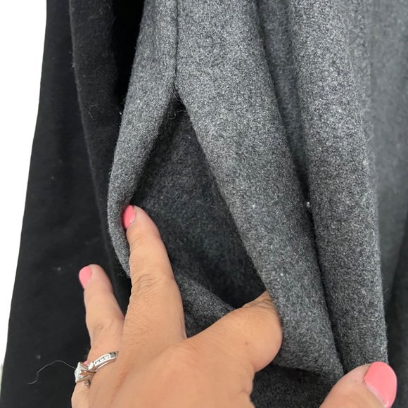 Staring At Stars Womens Gray Black Wool Blend Open Waterfall Front Cardigan M - Picture 7 of 7